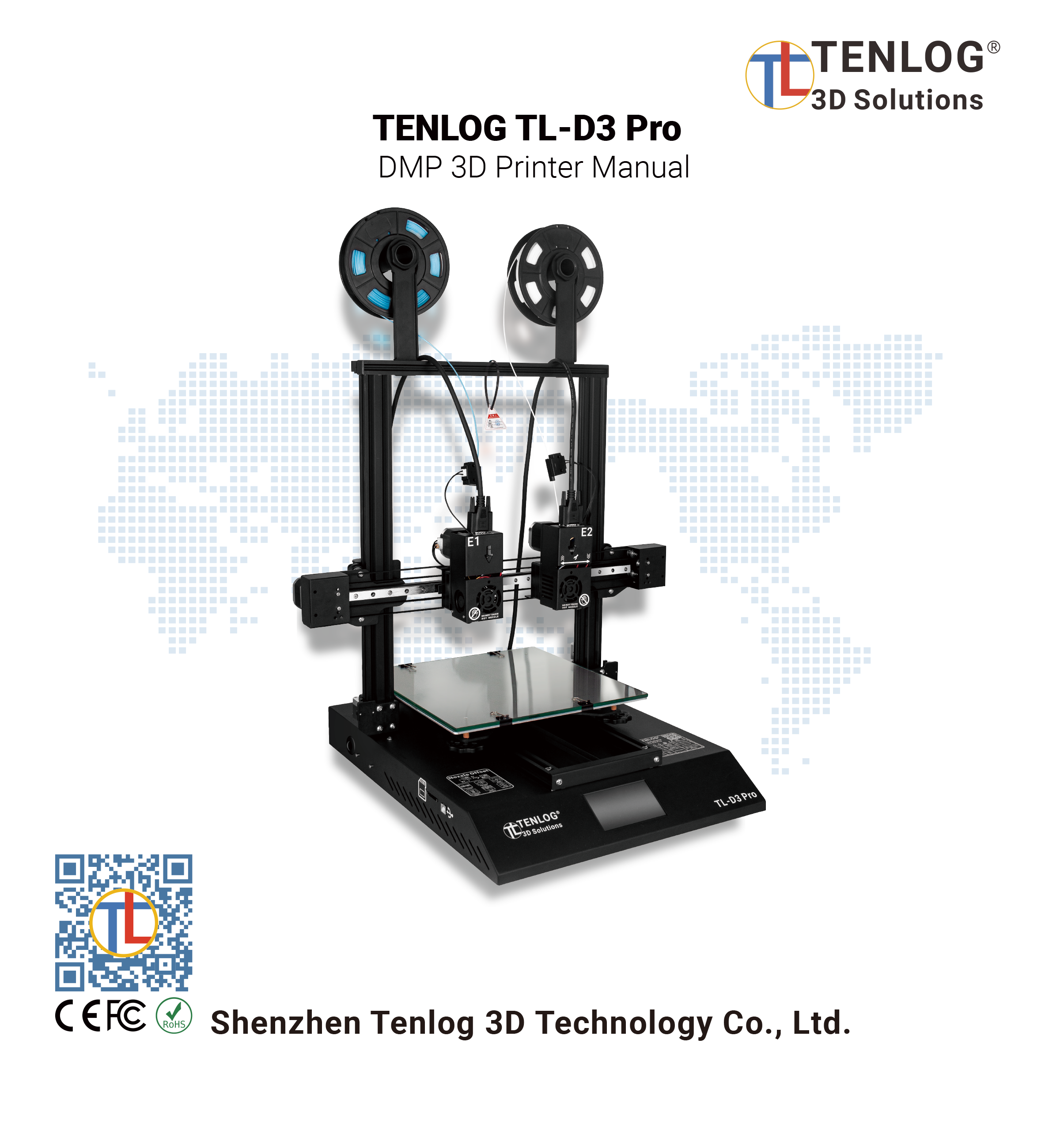 Tenlog TL-D3 Pro DMP 3D Printer Manual 1