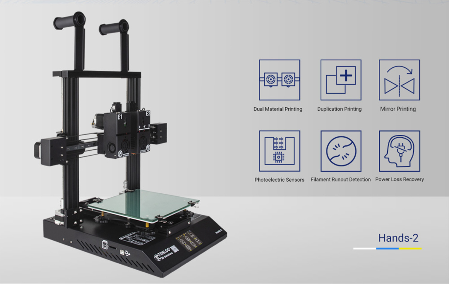 TENLOG Hands 2 DMP 3D Printer Function