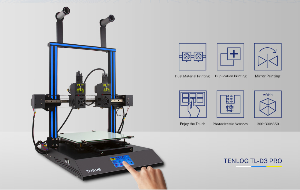 A Professional Dual Extruder Printer Manufacturer Tenlog 3D