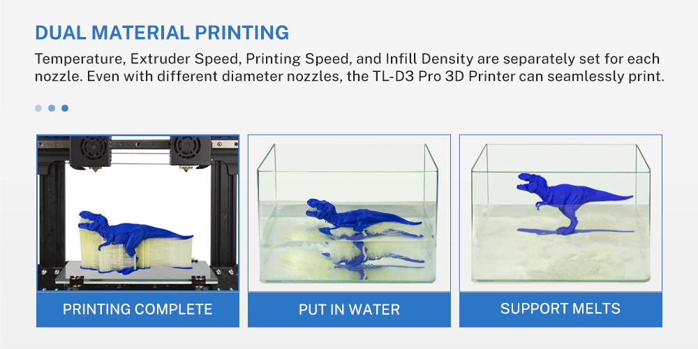 Tenlog DMP 3D Printer Dual Material Printing 